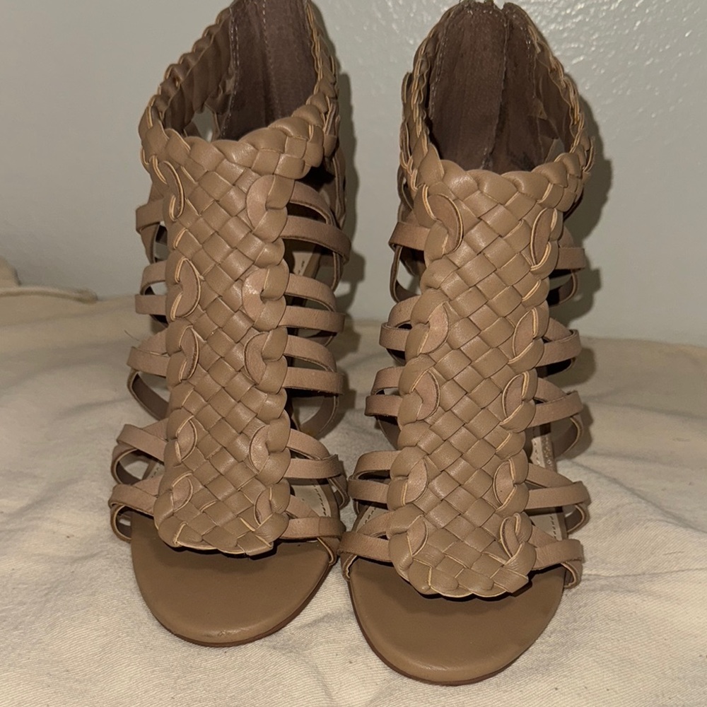 Vince Camuto Braided Tan Women's Sandals